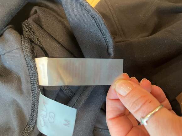 CALIA Women's Black High Waisted Hybrid Leggings with Zipper Pocket - Picture 7 of 7